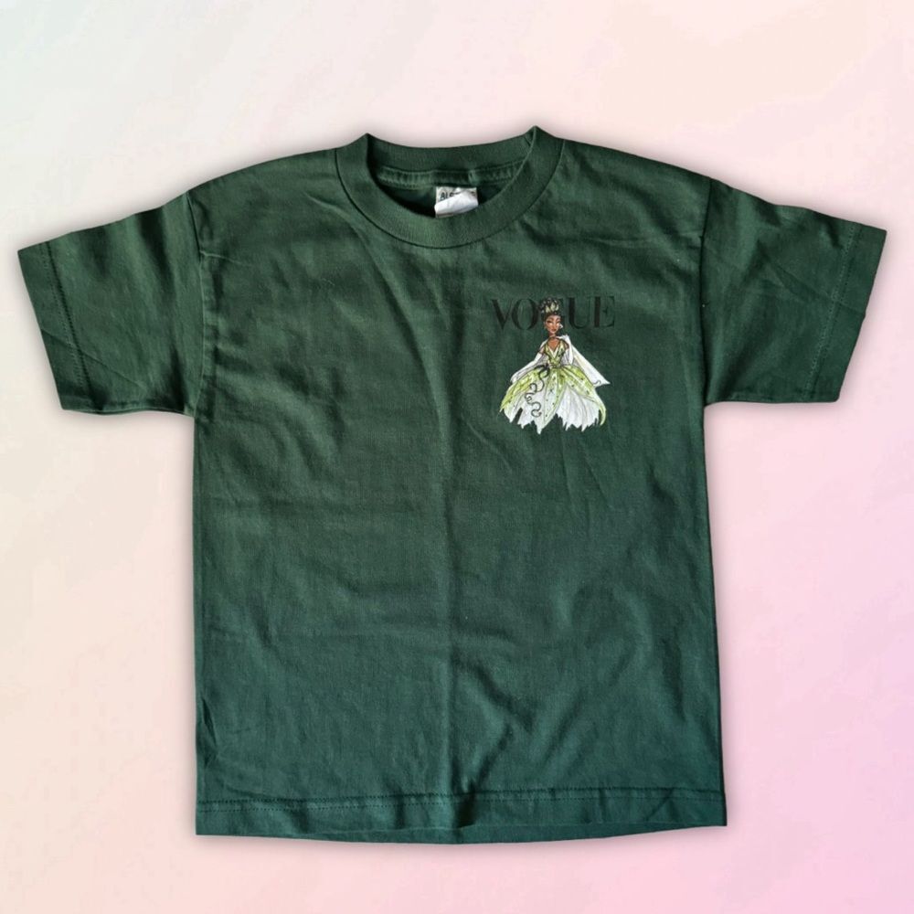 Custom, Vogue, Princess Tee, w/ Pocket Graphic Detail